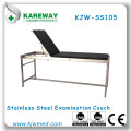 Cheap price stainless steel medical examination table